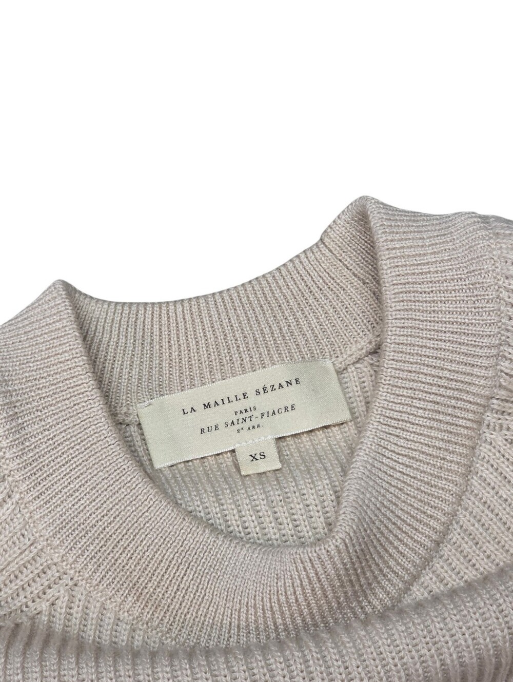 SEZANE Ecru Sami Jumper & Naelle Skirt Set S/XS - Picture 5 of 16
